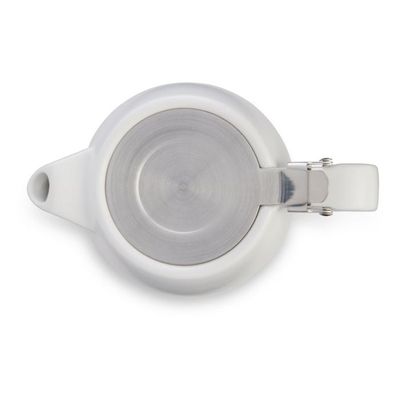 Teapot 3c w/SS  Infuser Fino Unity White 006
