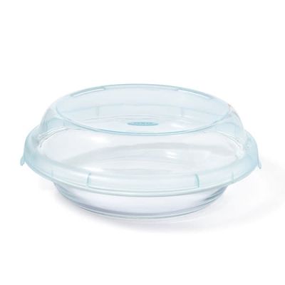 Pie Dish  9" Glass w/lid OXO 002