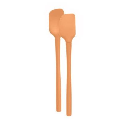 Spatula Mini 2pc Set Silicone Apricot 006