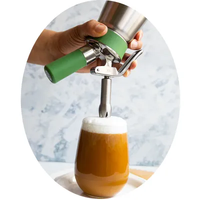 Cream Whipper 1 pint Pro Eco Series Green 006