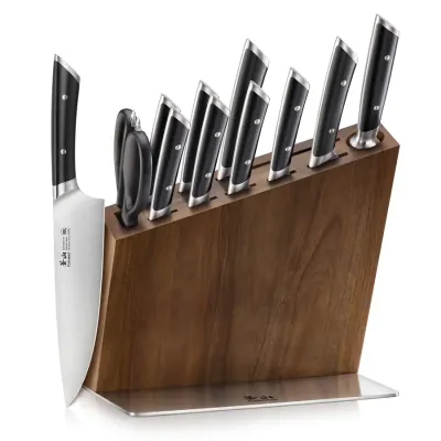 Block Set 12pc Hua Helena Black Acacia Block