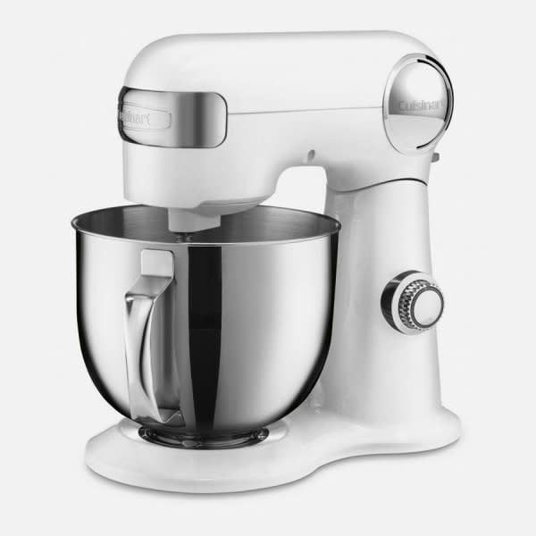 Stand Mixer 5.5qt Precision Master White Linen Cuisinart 001