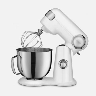 Stand Mixer 5.5qt Precision Master White Linen Cuisinart 001