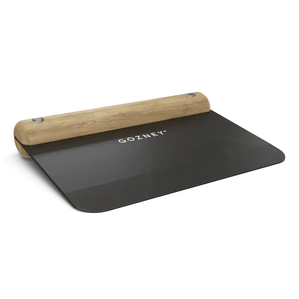 Dough Cutter 6.5" Black w/Wood Handle Gozney 001