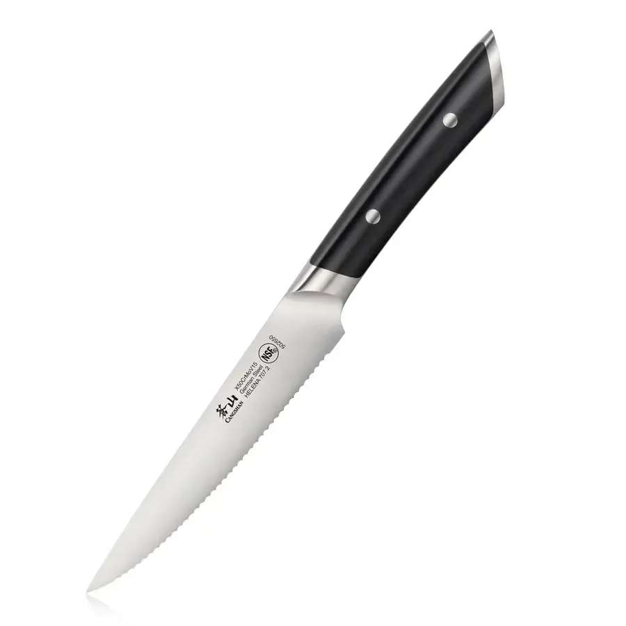 Utility 5" Serrated Helena Black 006