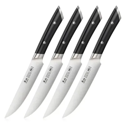 Steak Knife Set 4pc Helena Black 006