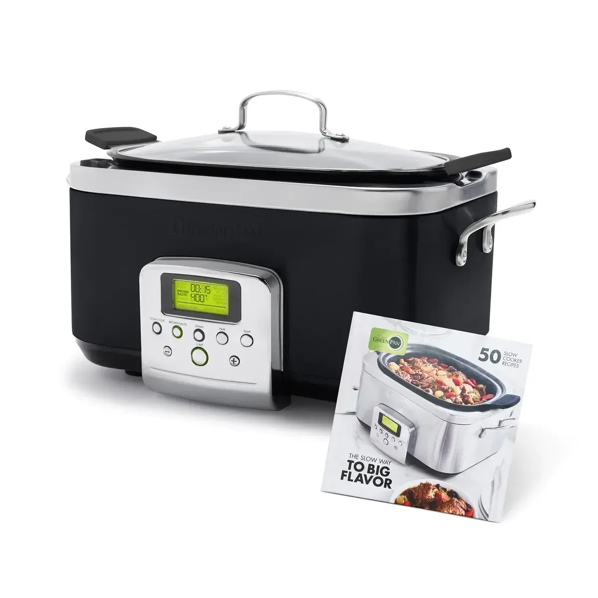 Slow Cooker 6qt Greenpan Elite Black 001