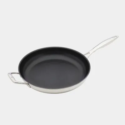 zz Fry Pan 12.5" Clad NS Swiss Diamond