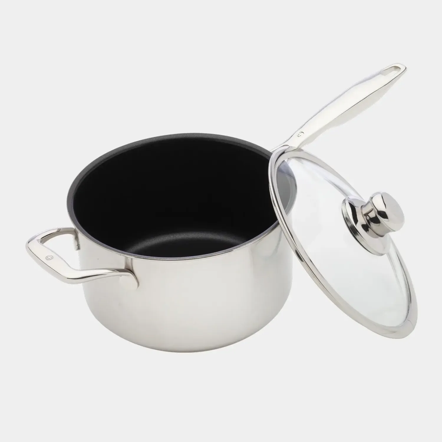 zz Sauce Pan 3.7qt w/Lid Clad NS Swiss Diamond