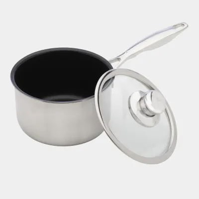 zz Sauce Pan 2.6qt w/Lid Clad NS Swiss Diamond
