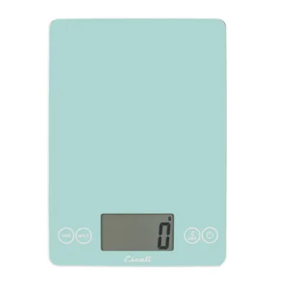 Scale 15lb Digital Arti Glass Classic Teal