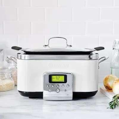 Slow Cooker 6qt Greenpan Elite Cloud Cream 001