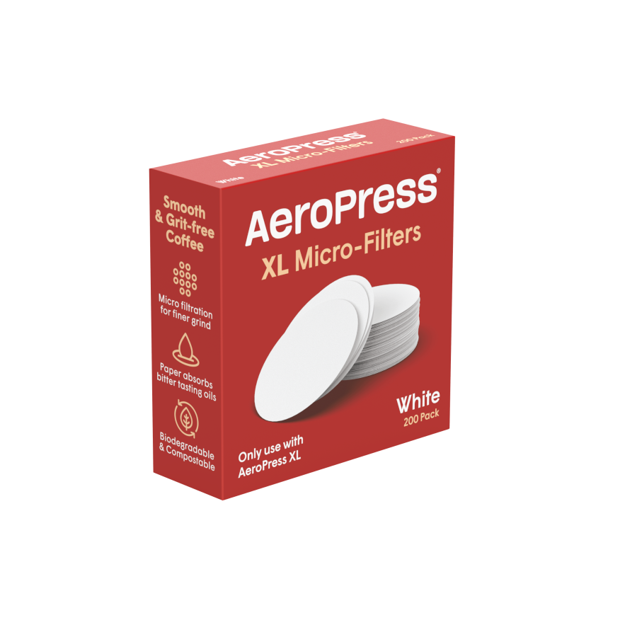 AeroPress Micro Filters 200pk Paper XL White 012