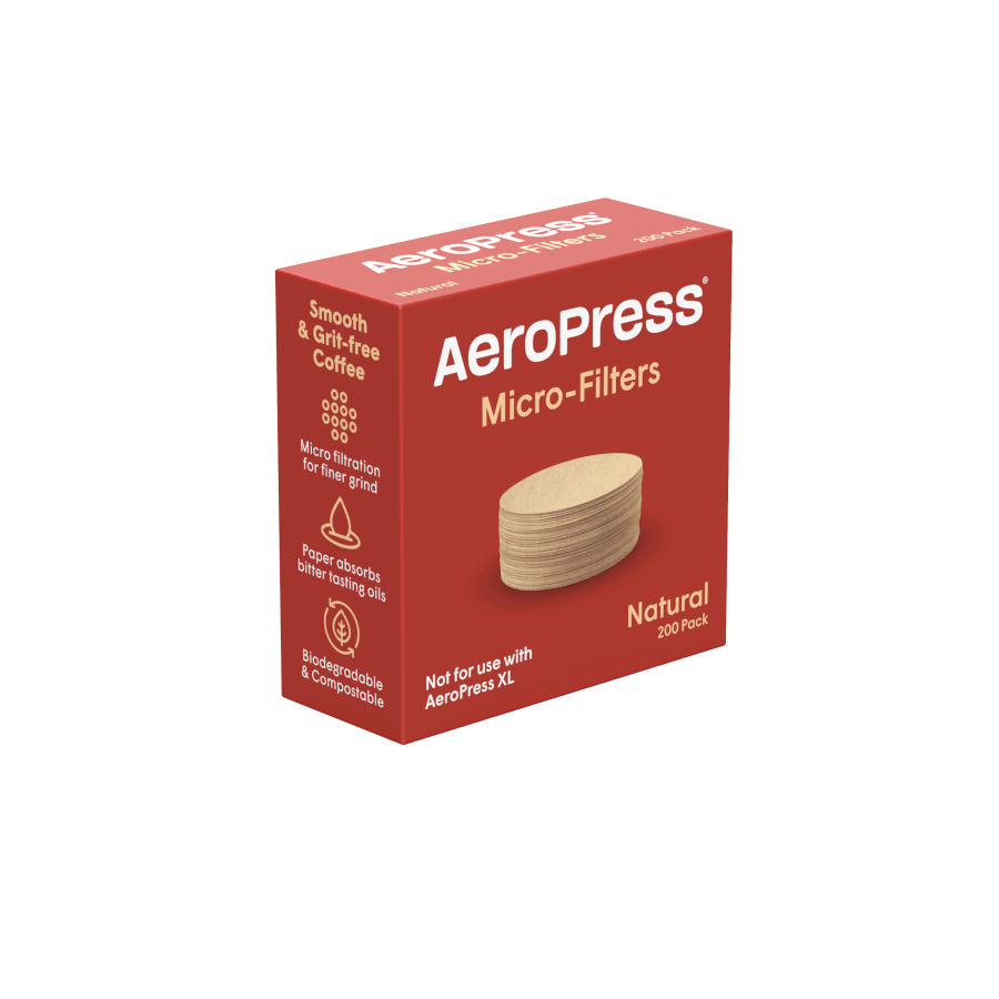 AeroPress Micro Filters 200pk Paper Standard Natural 012