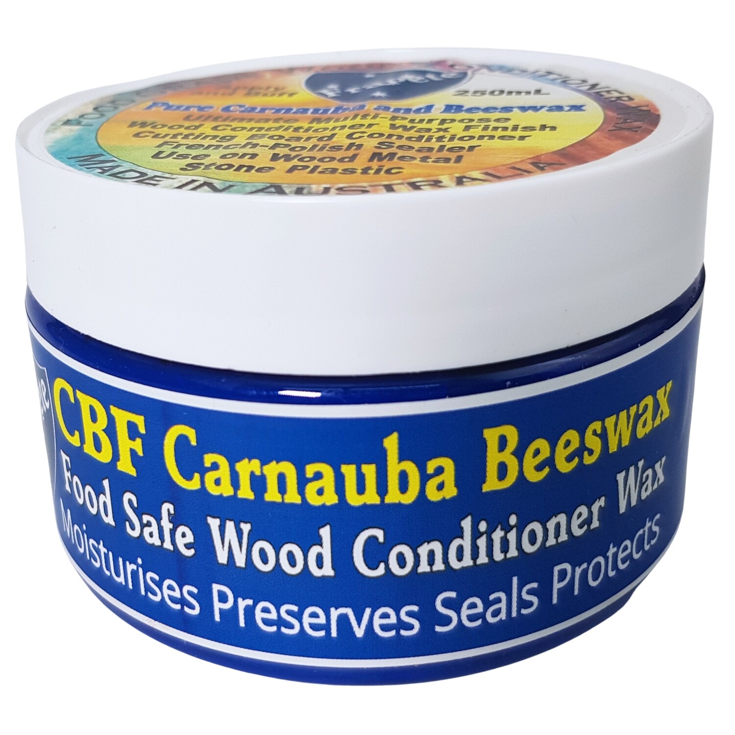 Frapete Food Safe Carnauba Beeswax Cutting Board Cream Oil Conditioner Wax