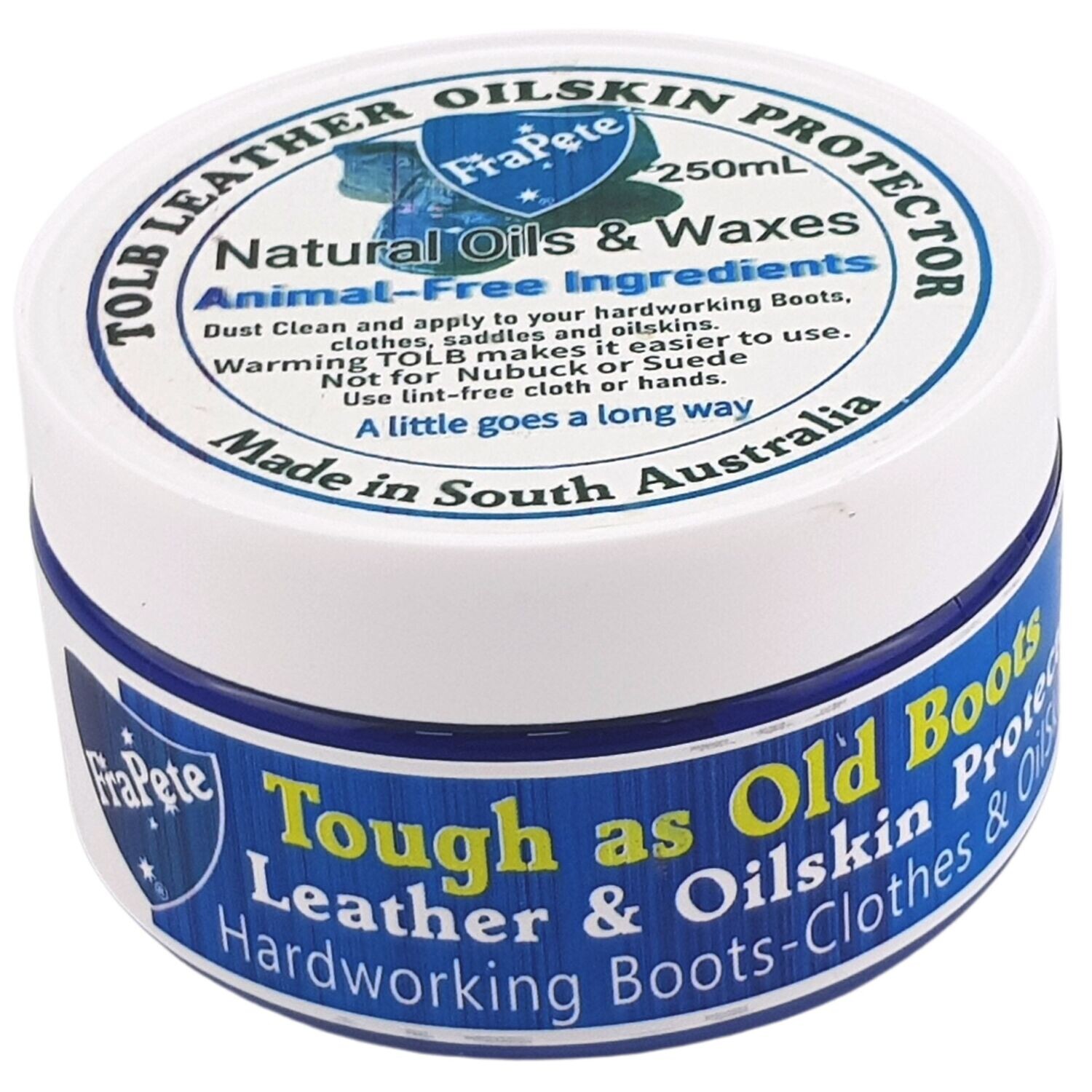 FraPete Tough as Old Boots Leather Oilskin Protector 250mL
