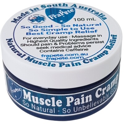 frapete Muscle Cramp Relief Period Cramp Cream Balm very Fast Acting Cramp Cream 100mL