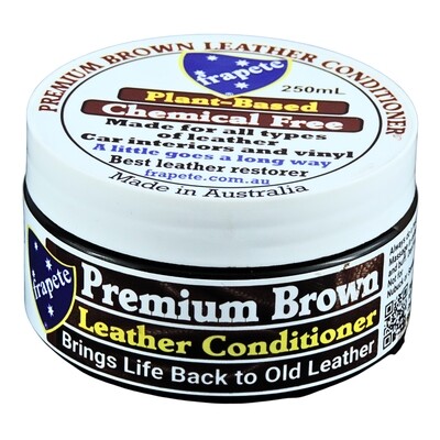 frapete Brown Natural Leather Conditioner 250mL