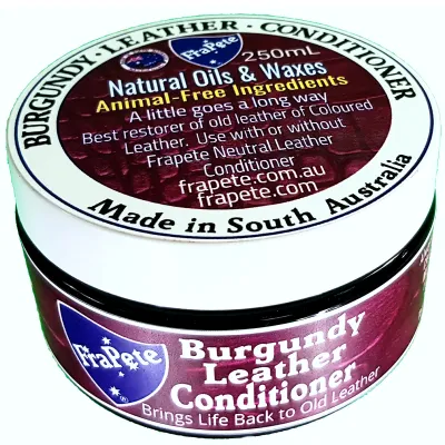 Burgundy Leather Conditioner