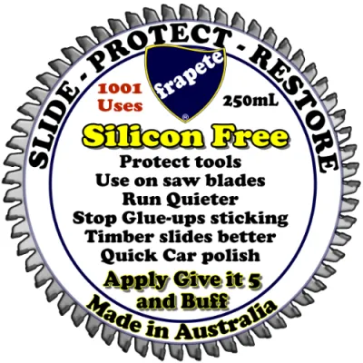 frapete Paste Wax 450mL Clear Wax Finish Woodworking Tool Protection