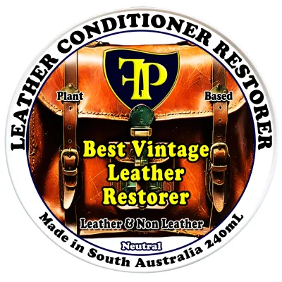 frapete Natural plant Based Leather conditioner 240mL Neutral Australian Made
