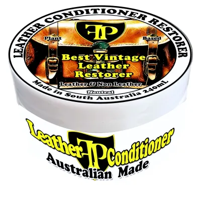 frapete Natural plant Based Leather conditioner 240mL Neutral Australian Made