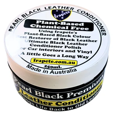 frapete pearl black front top  leather conditioner 240mL