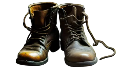 before and after boots treated with frapete tough as old boots conditioner protector wax 240mL
