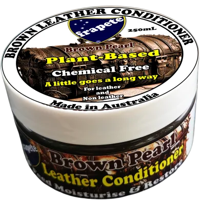 top frapete brown leather conditioner 250mL