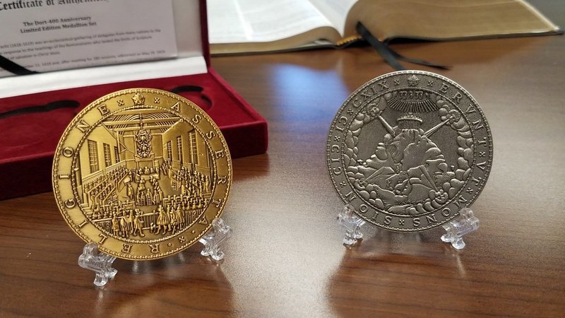 The Dort-400 Anniversary Medallions Set: Minted According to the Specifications of the Original Artifacts Commissioned by the Great Synod. (Two Sets Left)