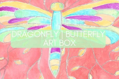 Dragonfly | Butterfly Painting Art Box Dragonfly | Butterfly Painting Art Box