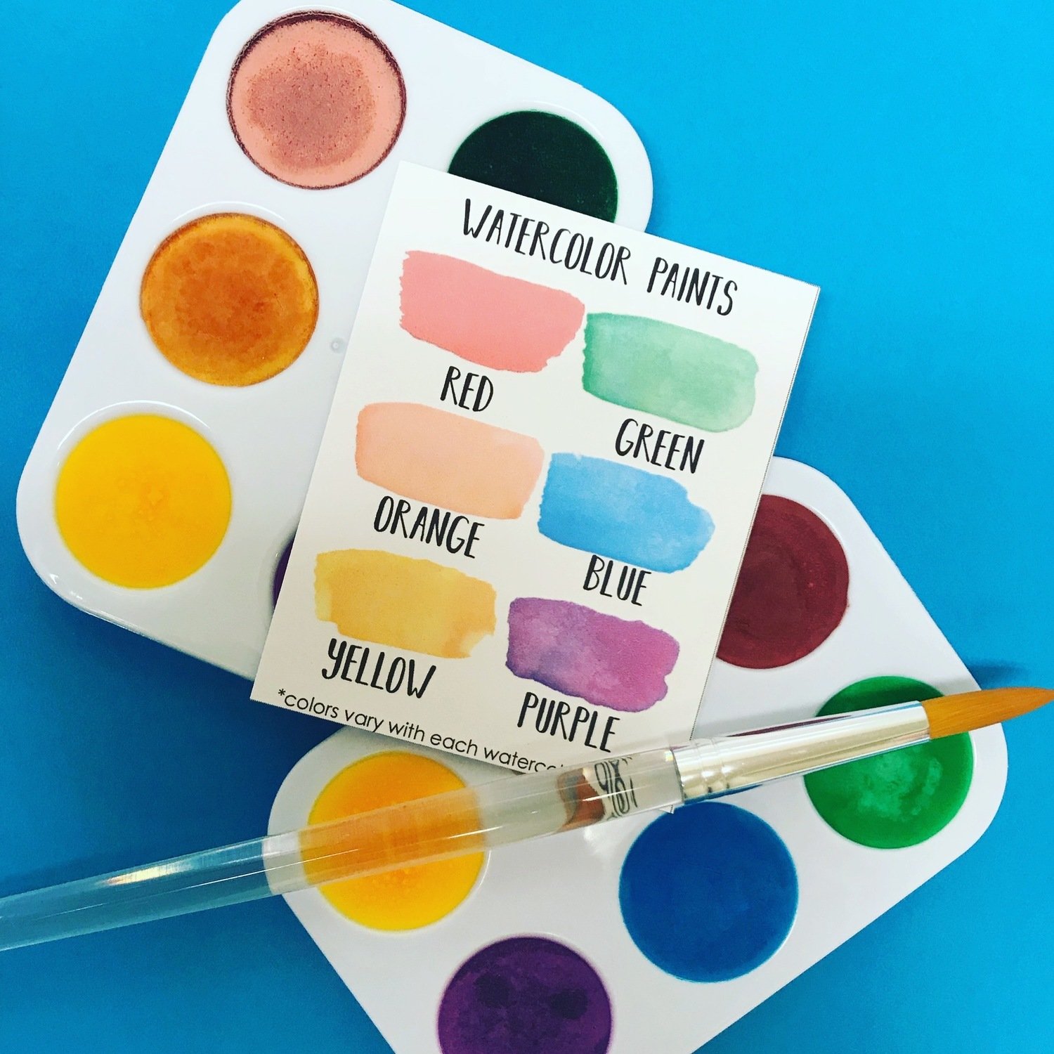 Handmade Watercolor Paint Set