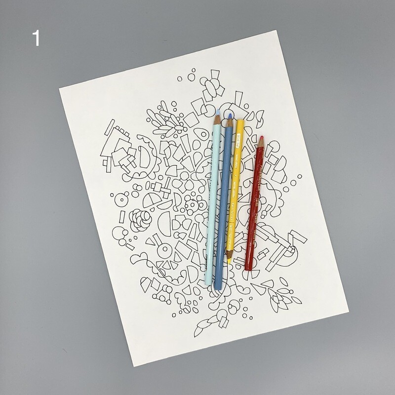 1 of Gabi’s Coloring Pages #theQuarantineBook printables