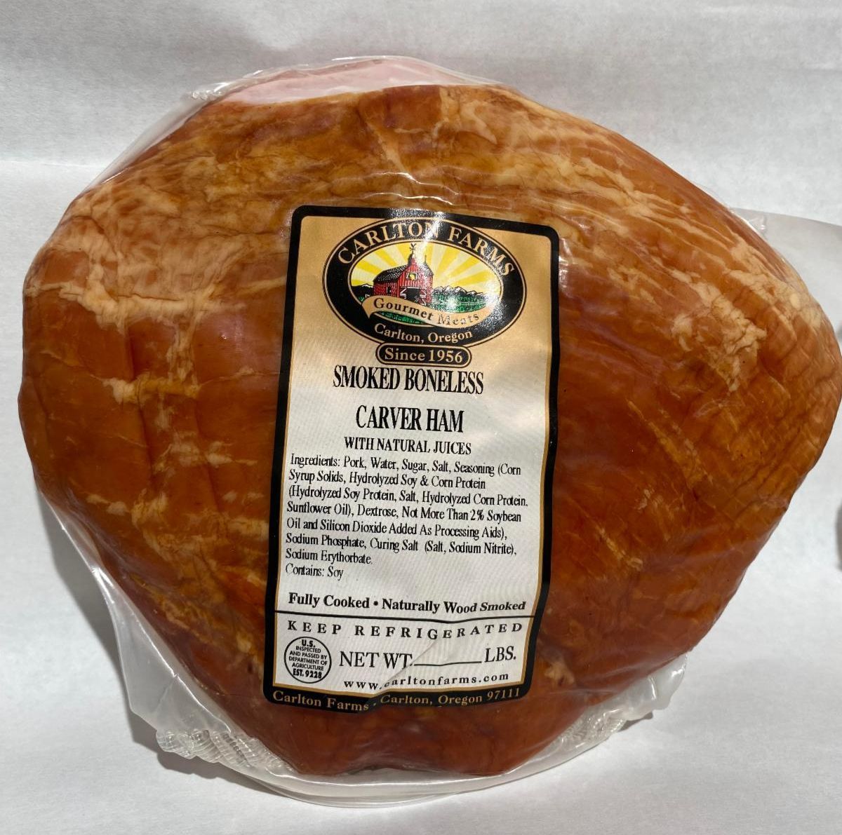 Carlton Farms - Boneless Carver Ham