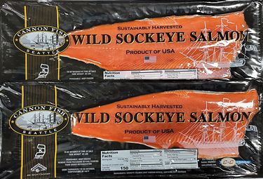 Frozen Sockeye Salmon Filet