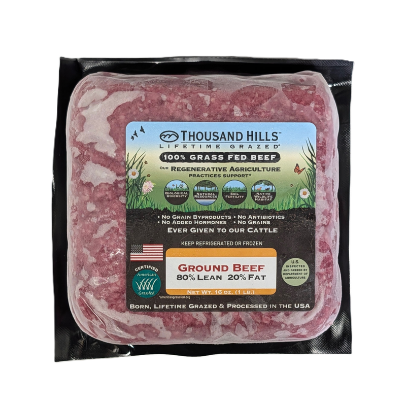 Thousand Hills 100% Grass-Fed Beef (1lb package)