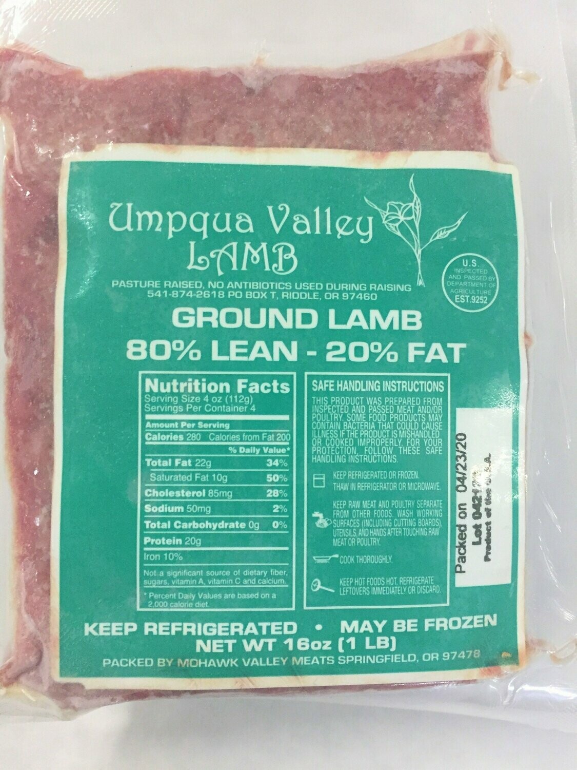 Free-Range Ground Lamb