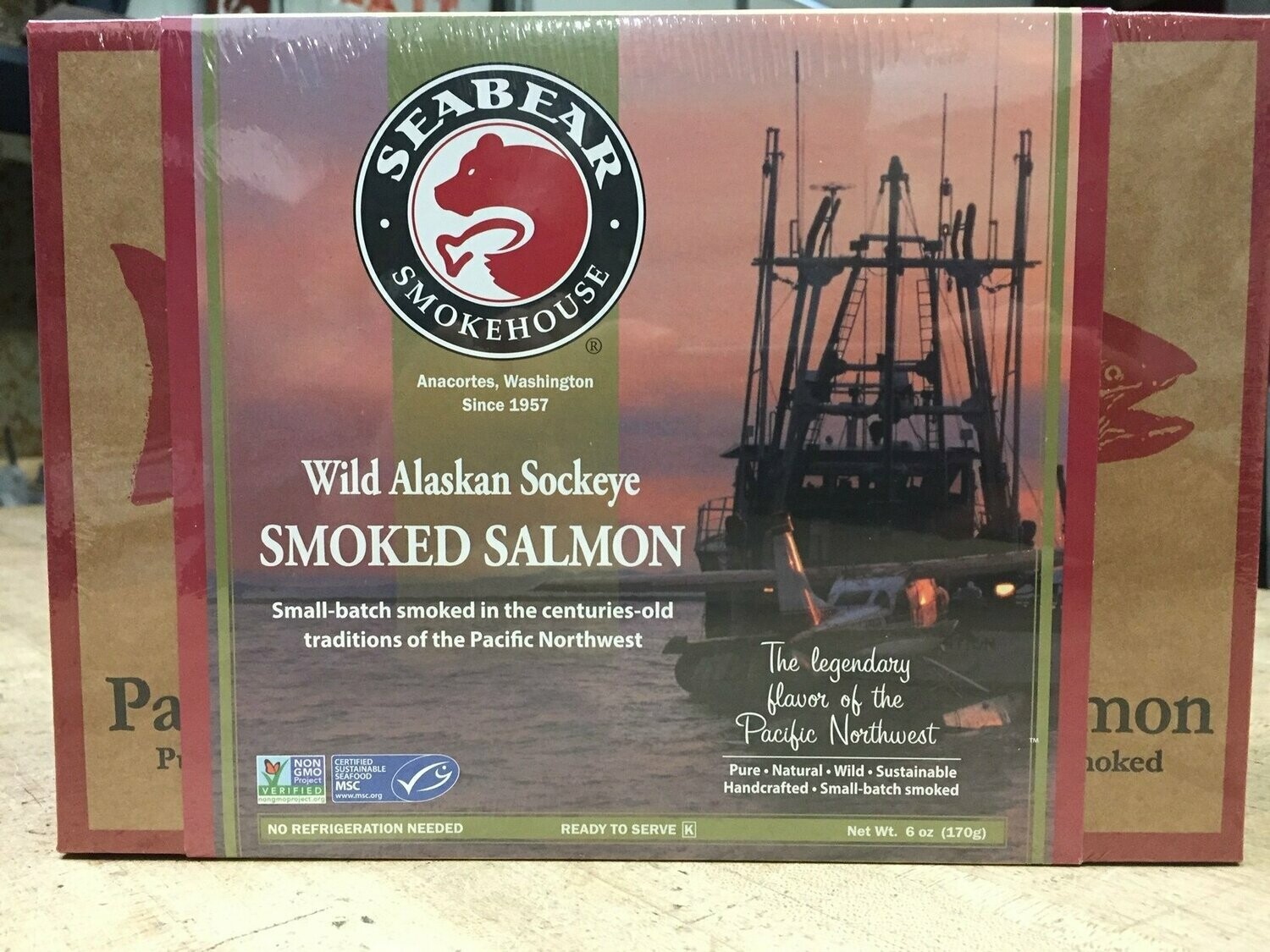 Smoked Sockeye Salmon Small Gift Pack Smoked Sockeye Salmon Small Gift Pack