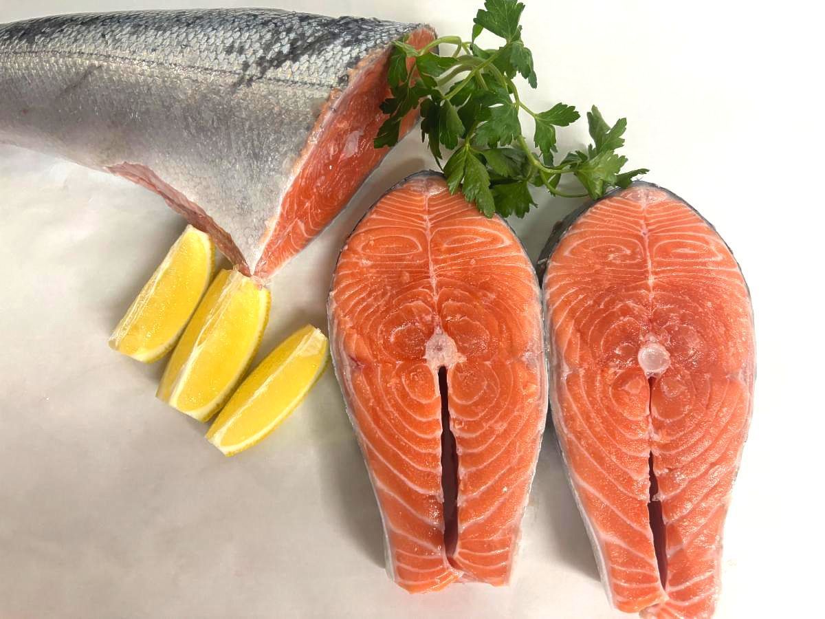 Northwest King Salmon Steaks & Roasts Northwest King Salmon Steaks & Roasts