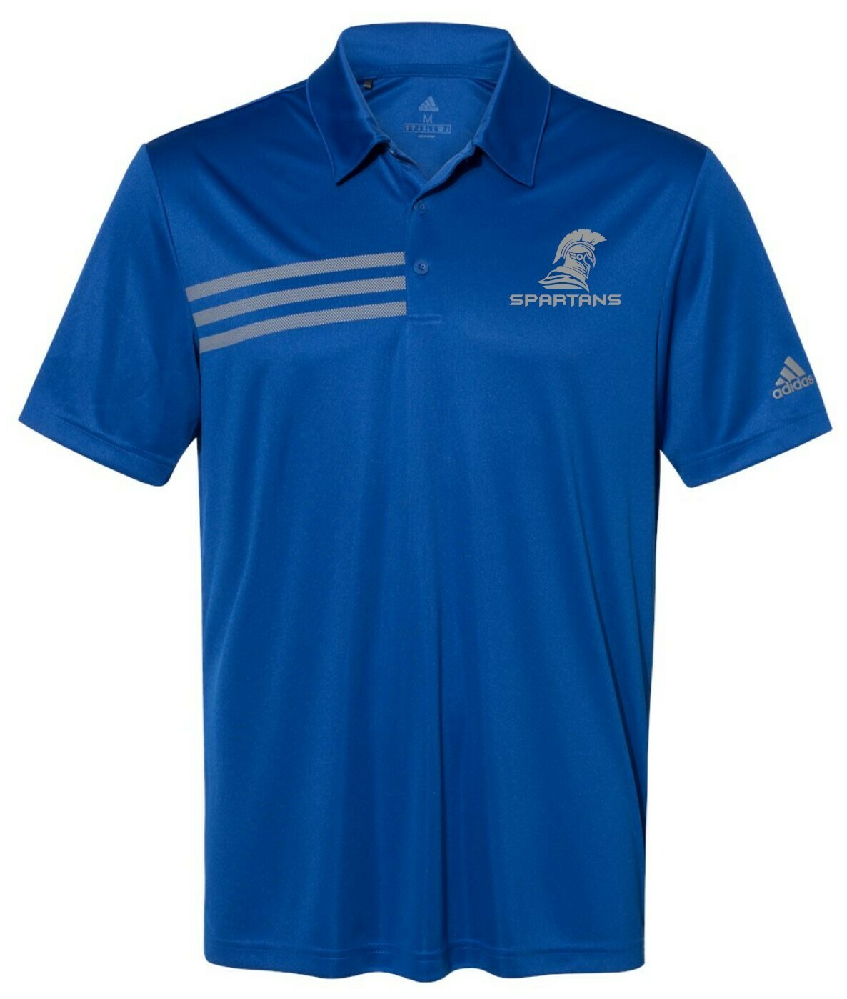 9.) A324 adidas 3-Stripe Polo
Royal