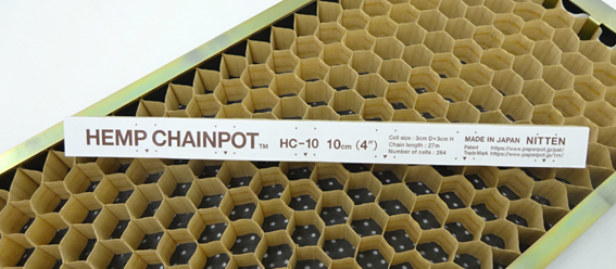 Hemp Chainpots - 6&quot; spacing, 75 count case
