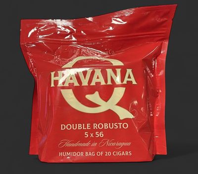 Havana Q Double Robusto bag20