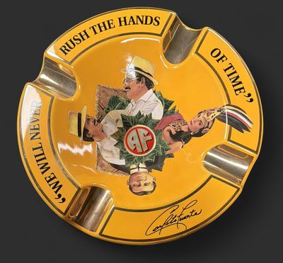 FFOX OXO ASHTRAY YELLOW