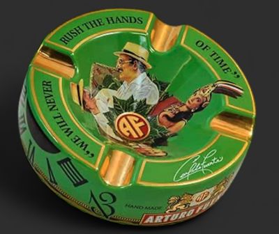 FFOX OXO ASHTRAY GREEN