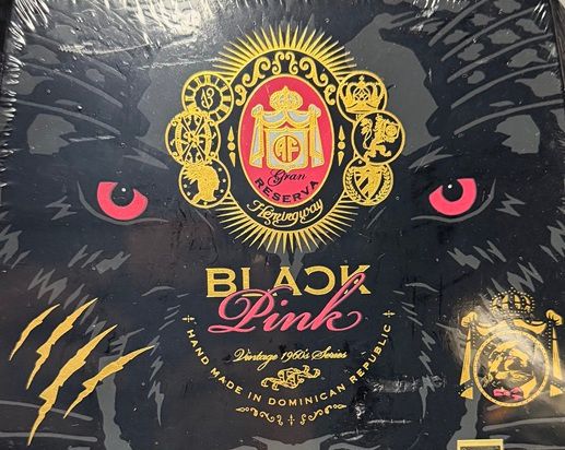 Rare BLACK Pink Fuente Work of Art BX25