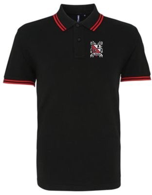 Polo Shirt - Black with Red Trim (Ordered on Request)