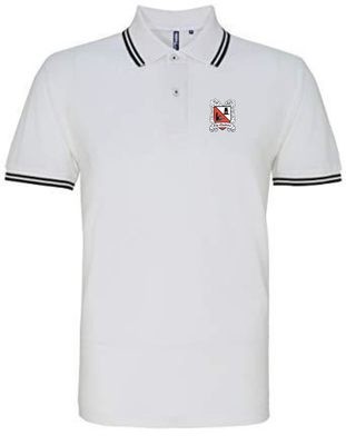 Polo Shirt - White with Black Trim (Ordered on Request)