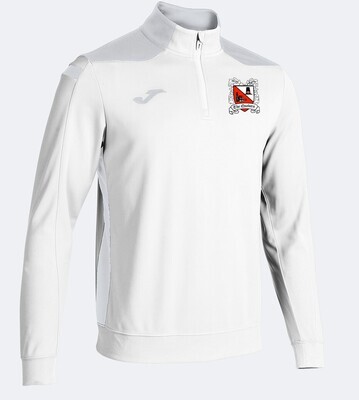 Joma Championship VI Quarter Zip White/Grey (Adult)