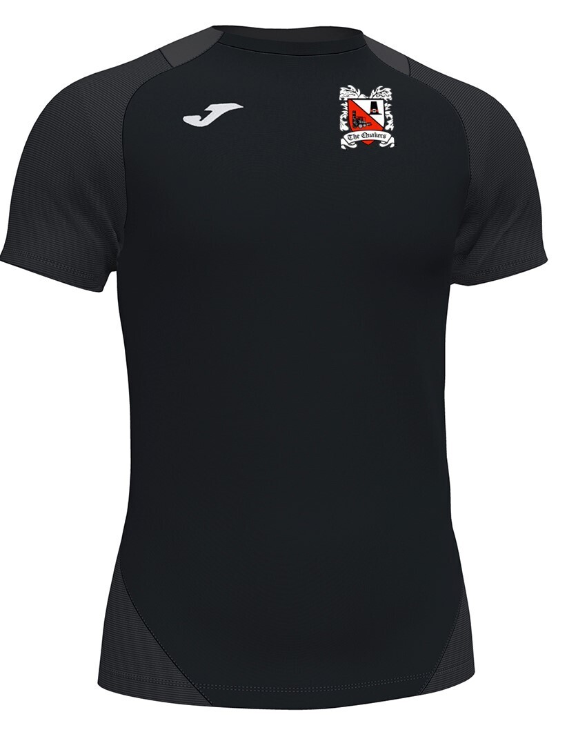 Joma Essential II T-Shirt Black/Anthracite (Adult) Ordered on Request
