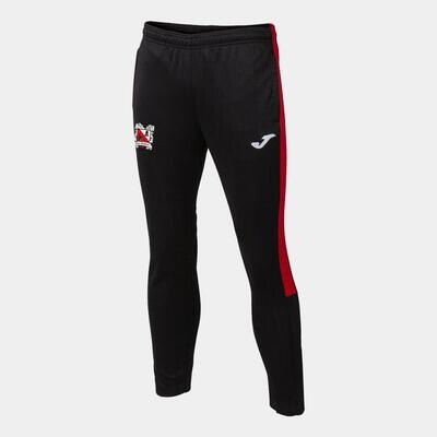 Joma Eco Championship Track Pants Black/Red (Adult)
